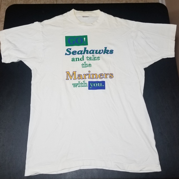 Other - 80's vintage Seattle Seahawks single stitch tee shirt.